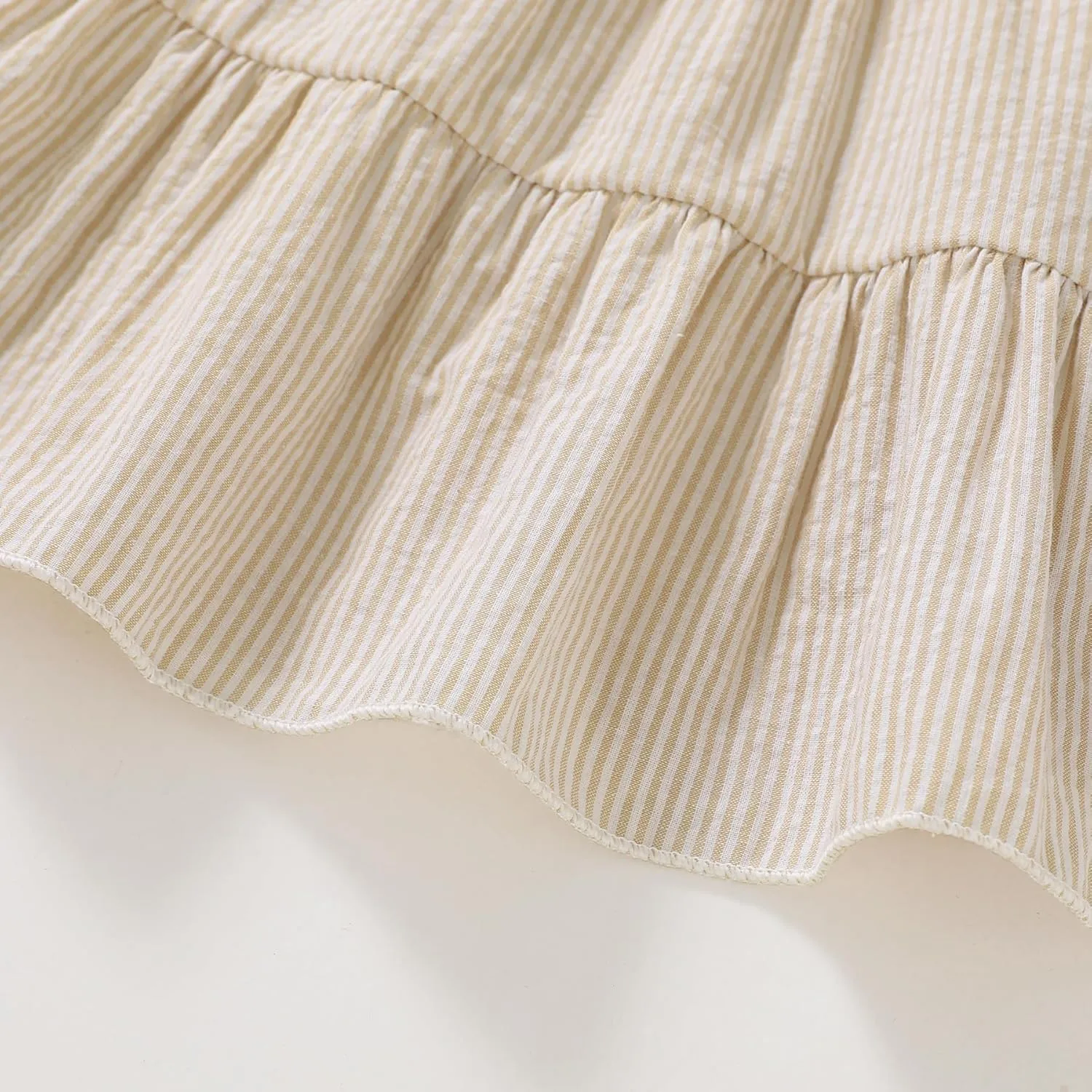 YOUNGER TREE Toddler Baby Girls Dress Summer Ruffle Sleeve Halter Casual Kids Beach Sundress